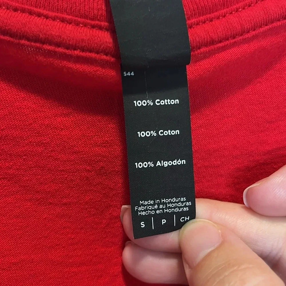 Imperfect Native women running tshirt tee 100% cotton small unique - Picture 6 of 6